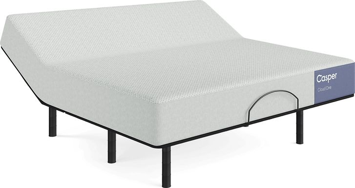Casper Cloud One King Mattress with Head Up Only Base