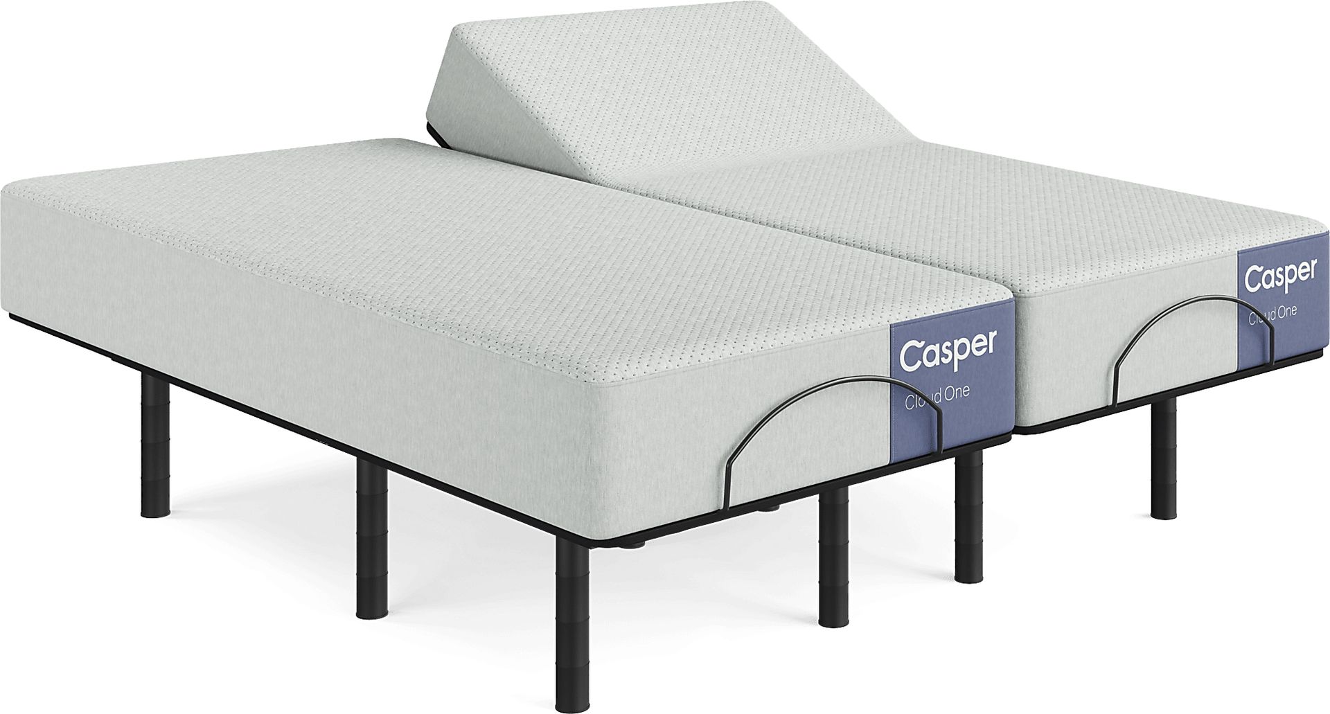 Casper Cloud One Split King Mattress with Head Up Only Base - Image 1