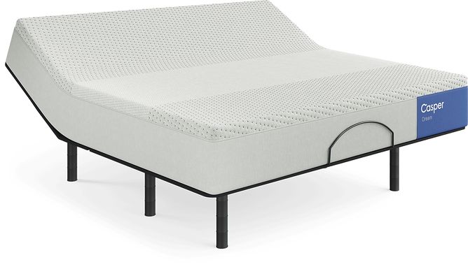 Casper Dream King Mattress with Head Up Only Base