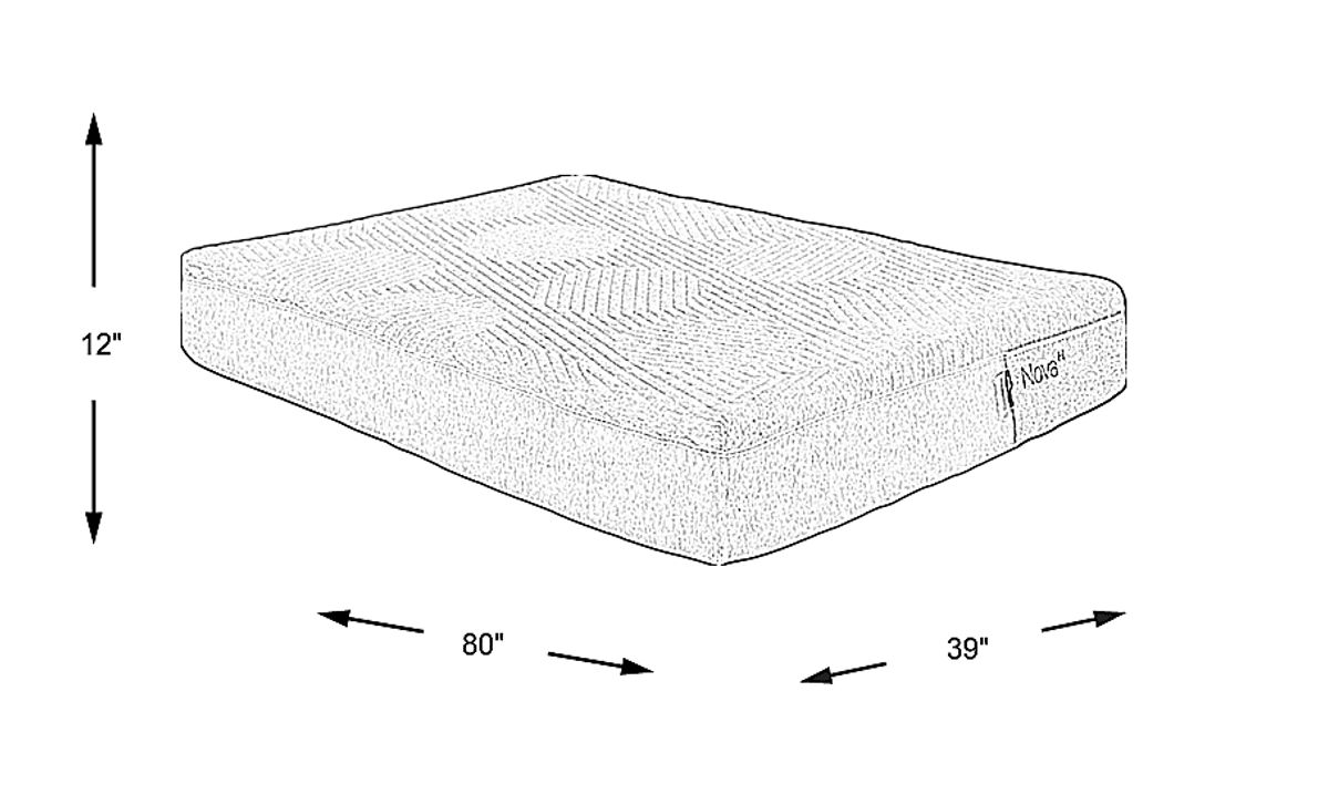 nova twin xl 12 inch mattress