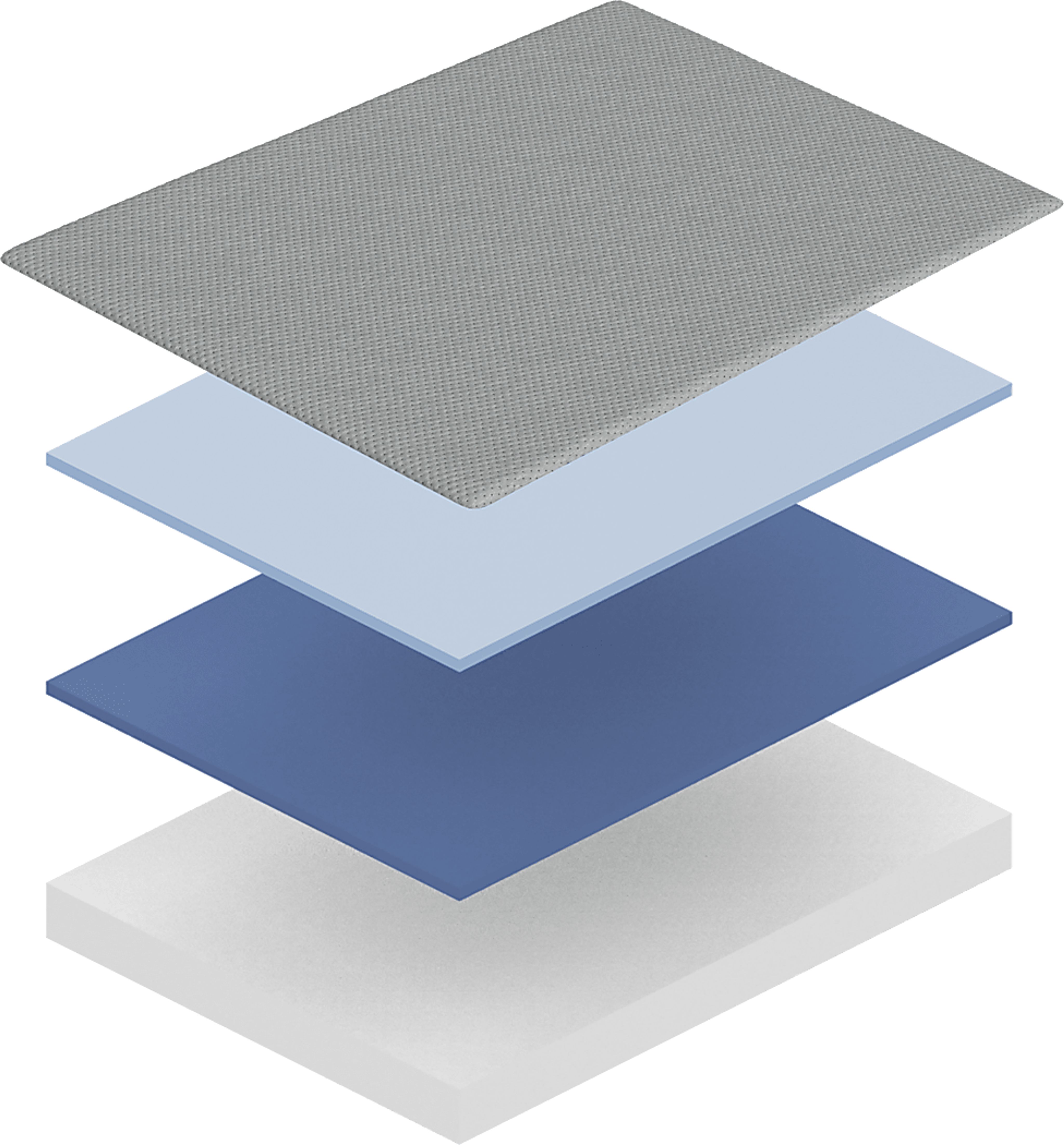 Diagram showing the dimensions of the Casper One Full Mattress.