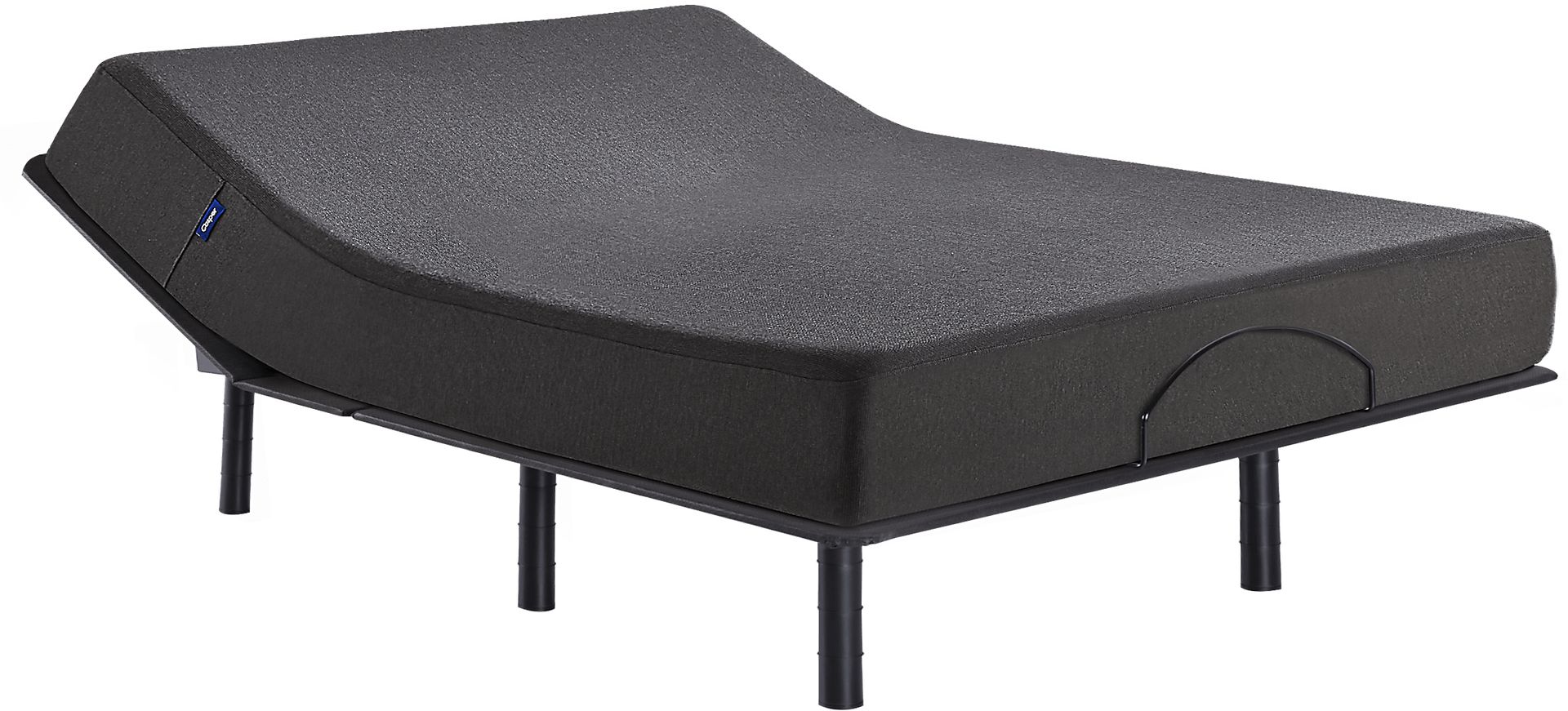 Casper Onyx Queen Mattress with Head Up Only Base - Image 1