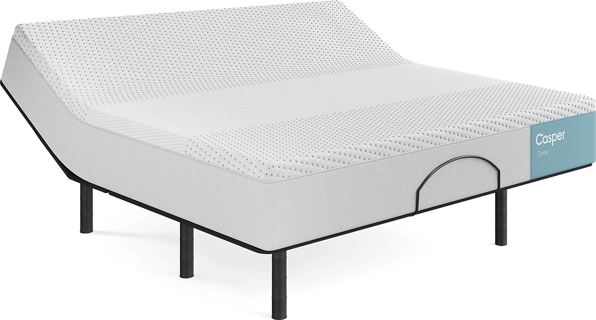 Casper Snow 2.0 King Mattress with Head Up Only Base