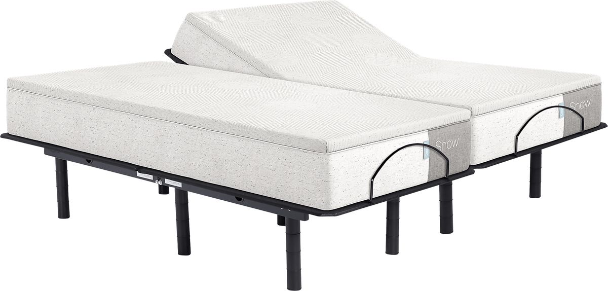 Casper Snow Split King Adjustable Mattress Set Rooms To Go