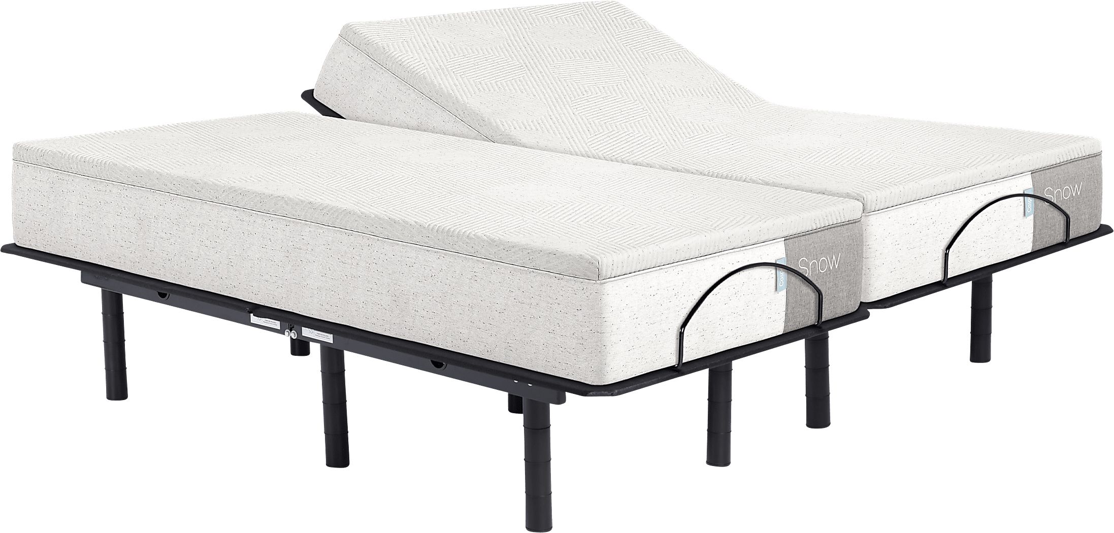 Casper Snow Split King Adjustable Mattress Set Rooms to Go