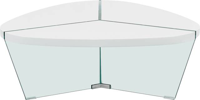 Caspian Court White Cocktail Table - Thumbnail - Image 1