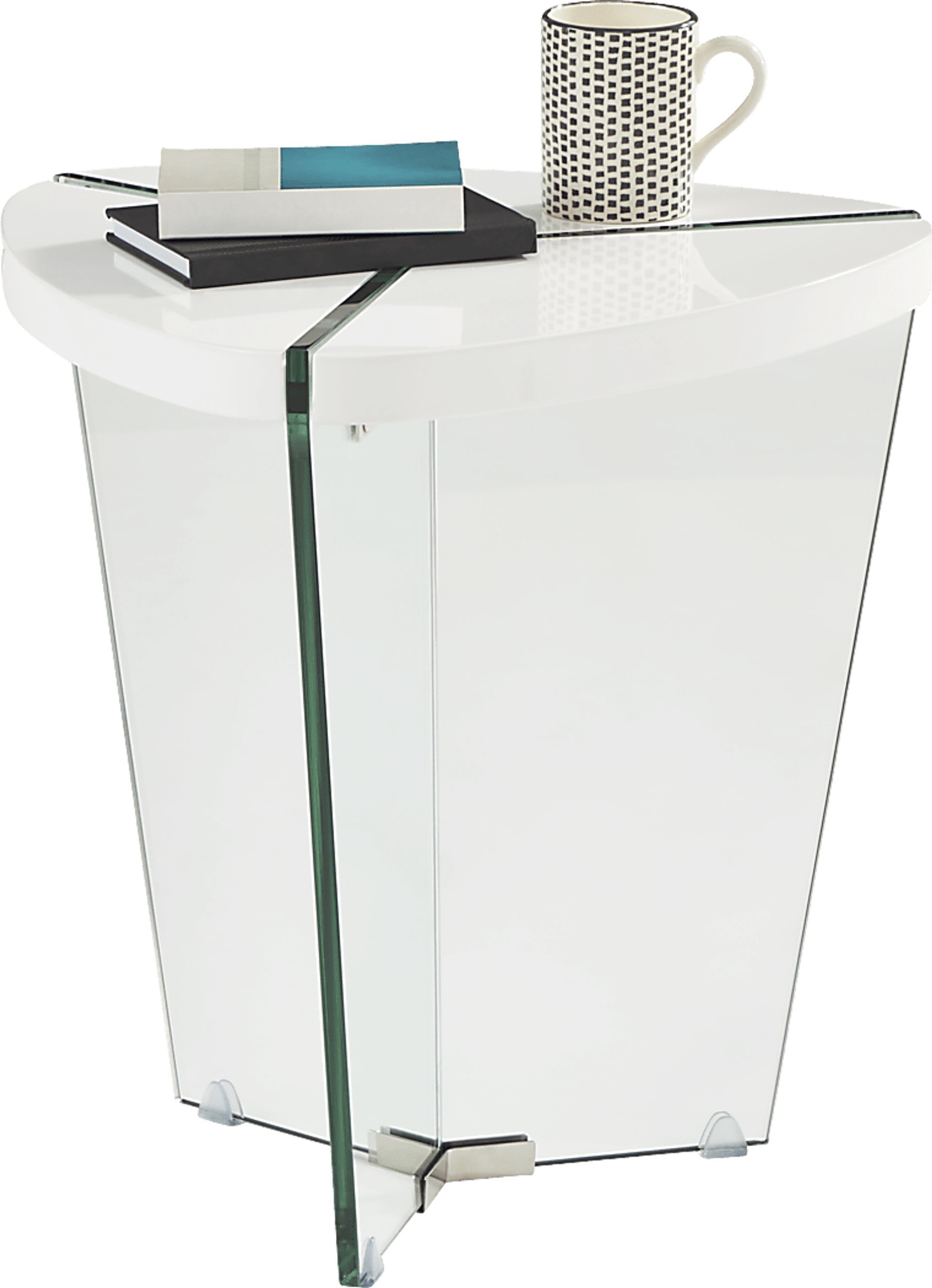 Caspian Court White End Table - Image 2