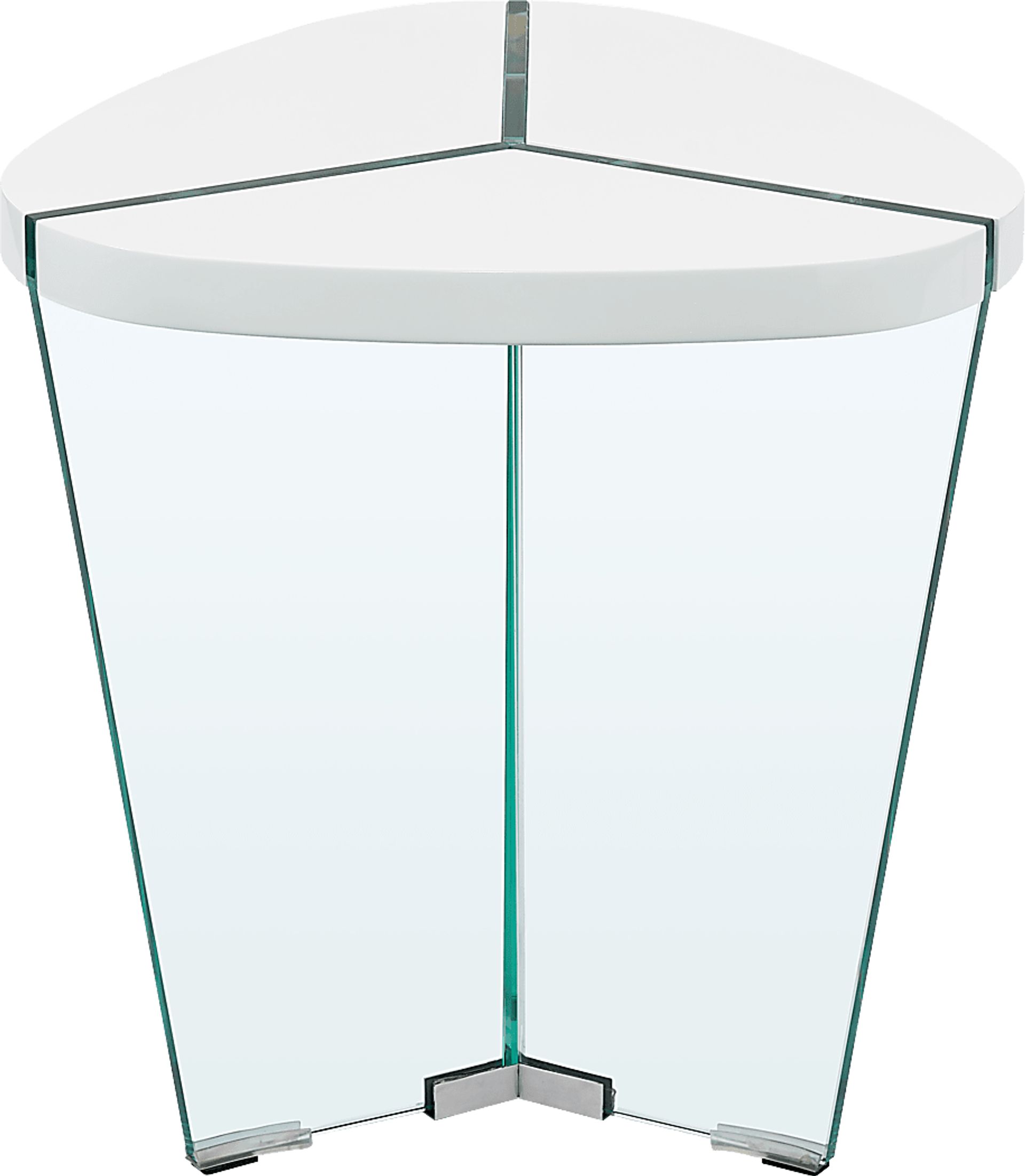 Caspian Court White End Table - Image 1