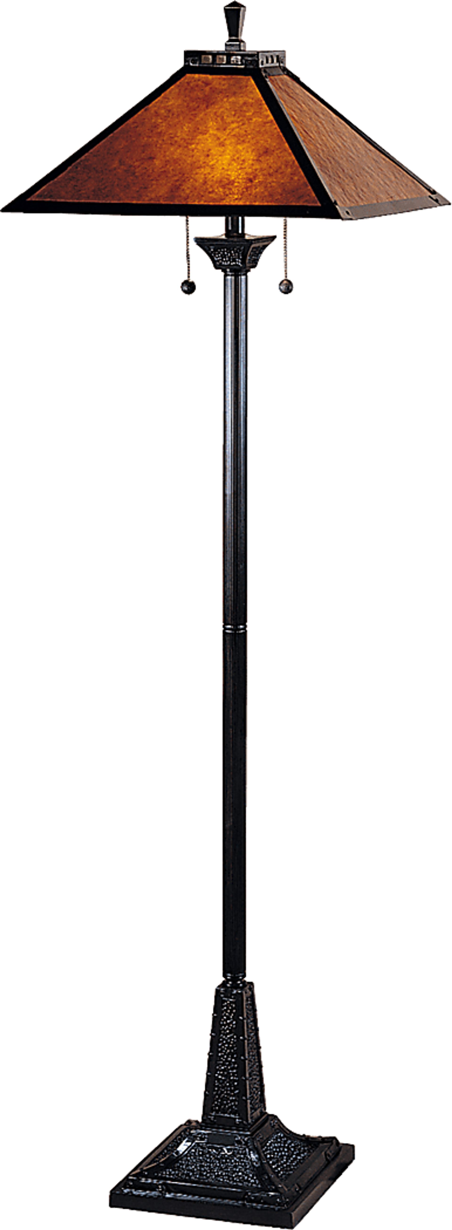 Caspio Cove Amber Floor Lamp - Image 1