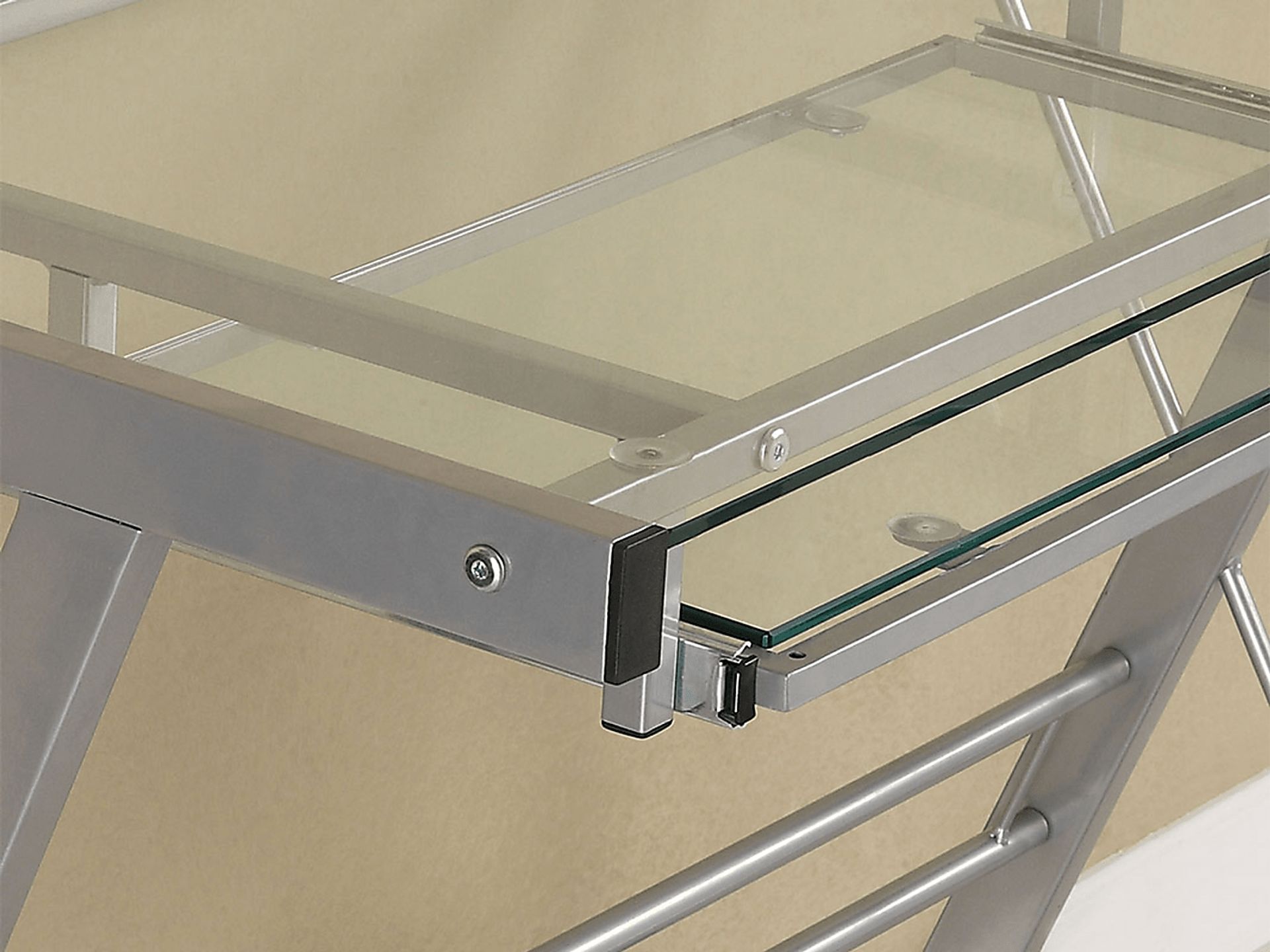 Casplan Gray Desk - Image 2