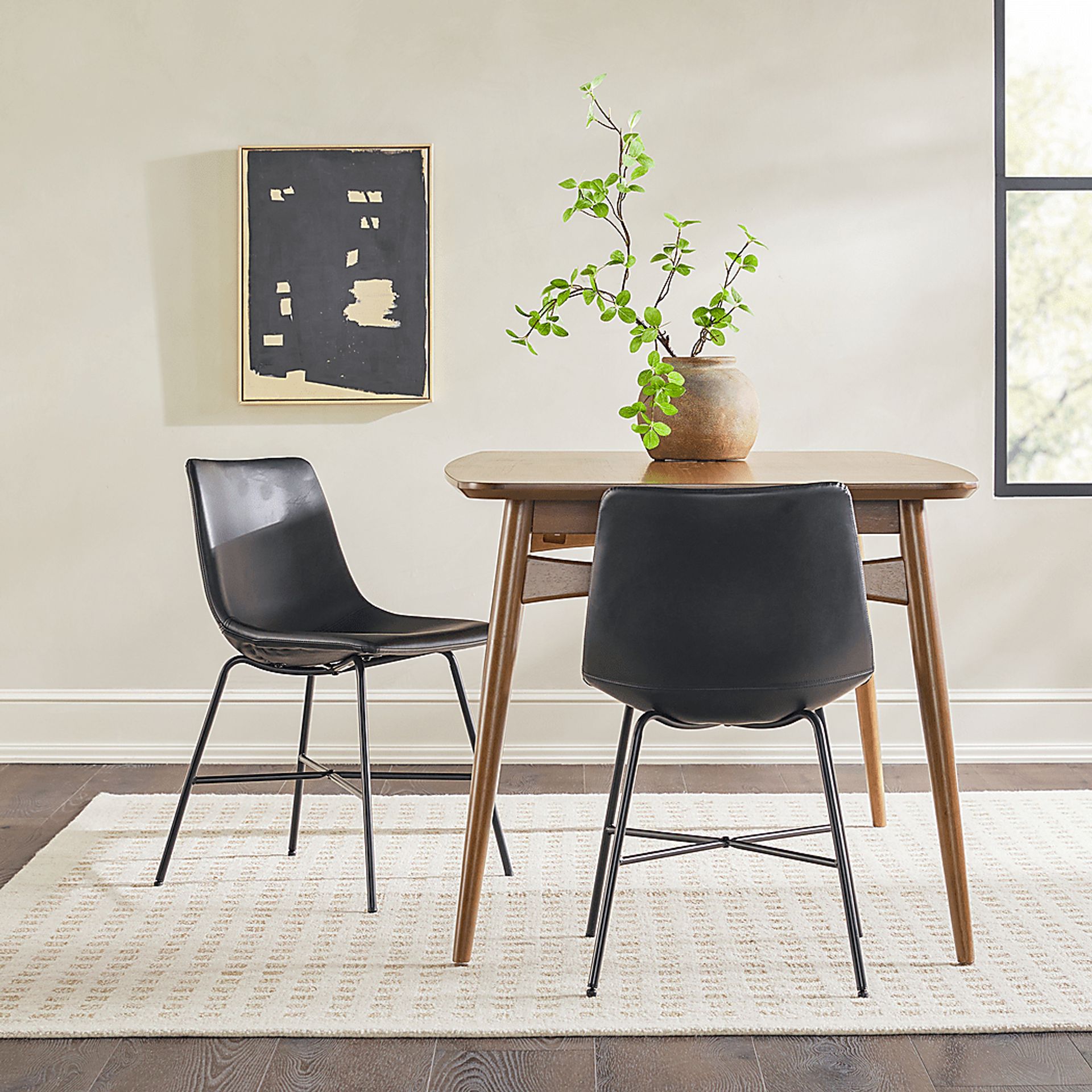Cassamia Black Side Chair, Set of 2 - Image 3