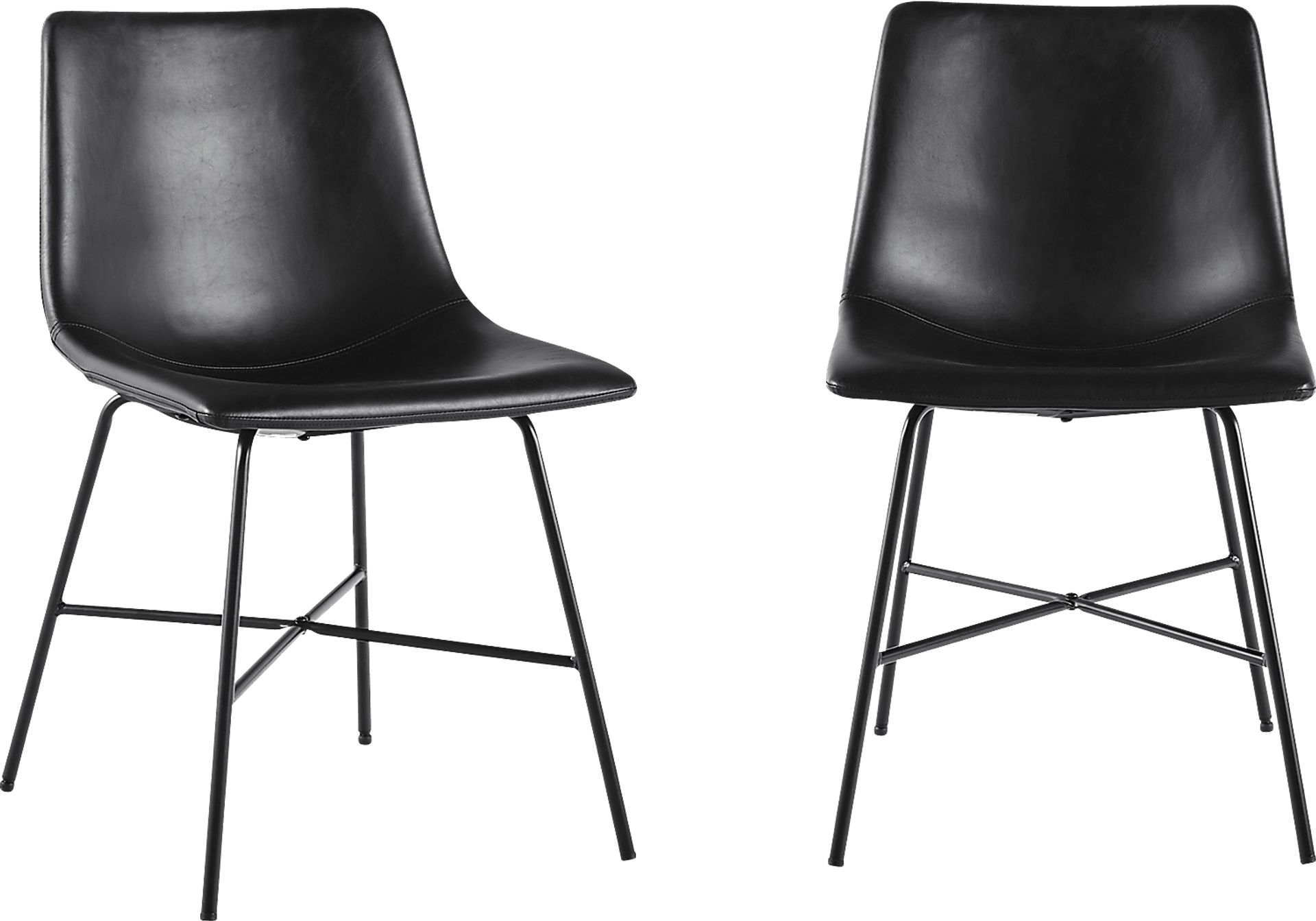 Cassamia Black Side Chair, Set of 2 - Image 4
