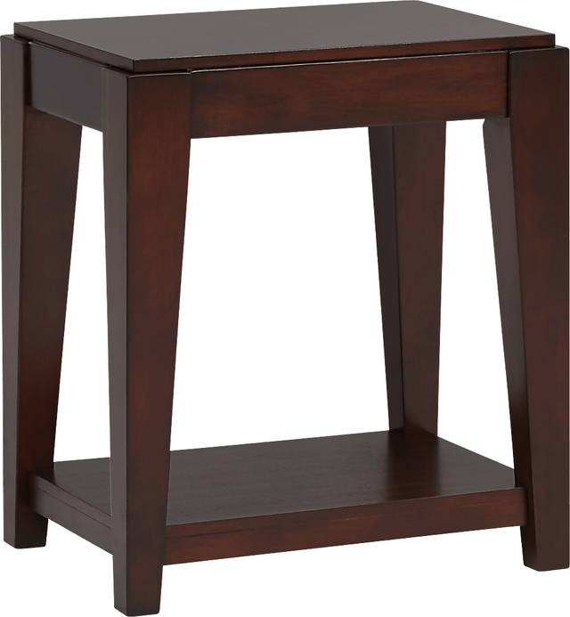 Cassara Cherry Chairside Table - Thumbnail - Image 1