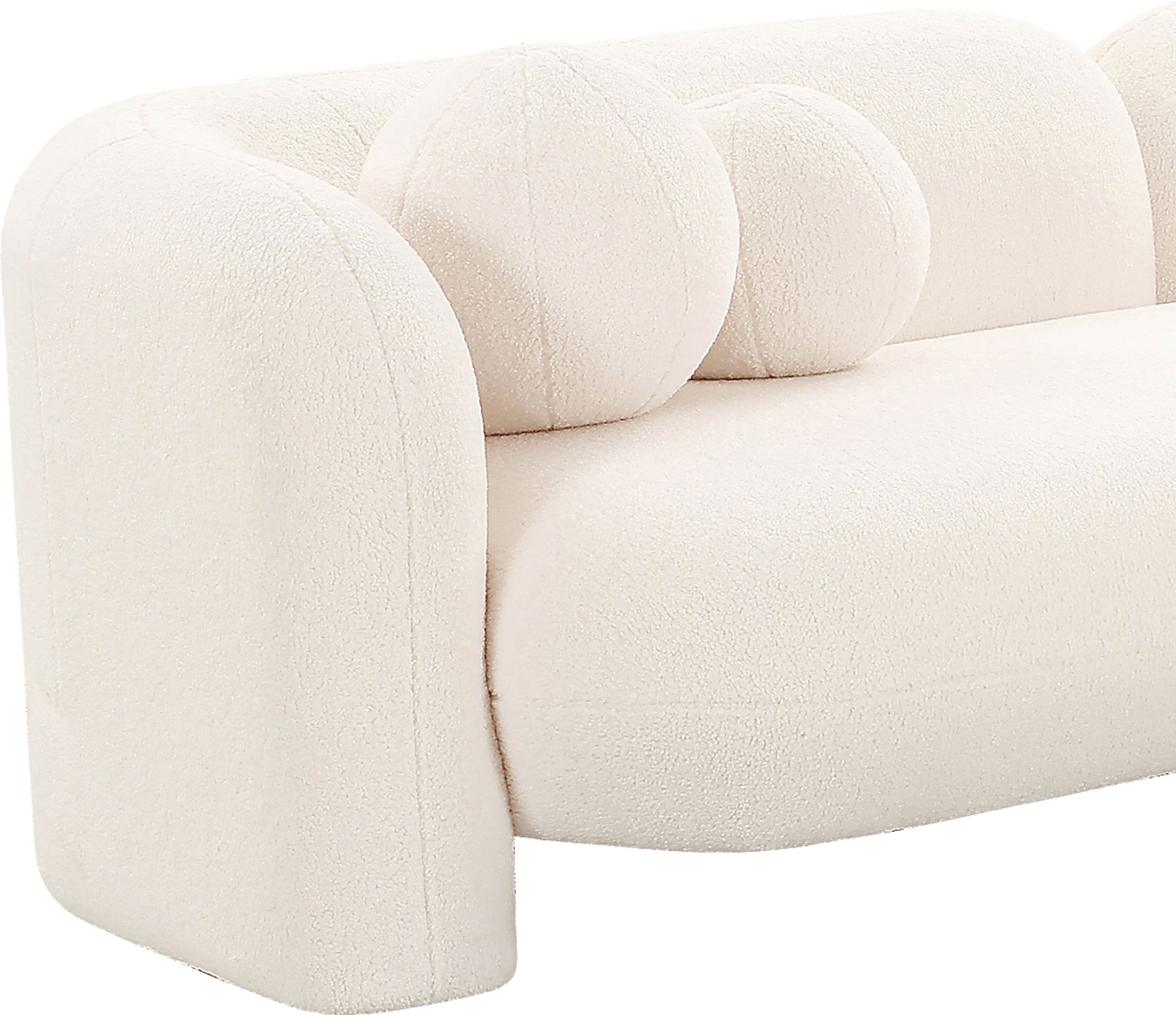 Casselwood Cream Sofa - Image 5