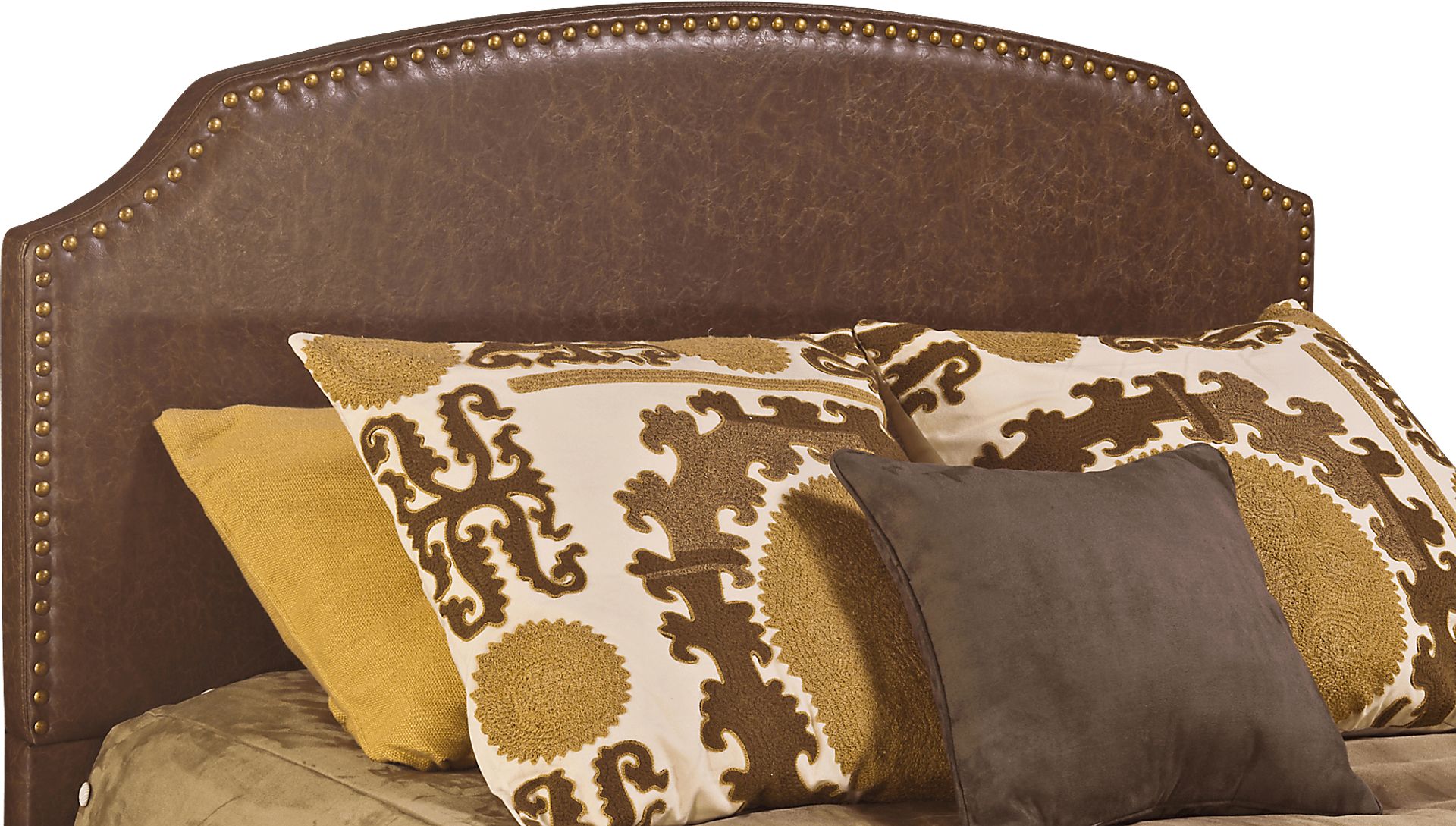 Casserly Brown King Upholstered Headboard - Image 1