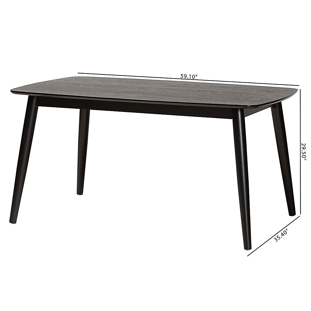 Cassimere Black Dining Table - Thumbnail 2