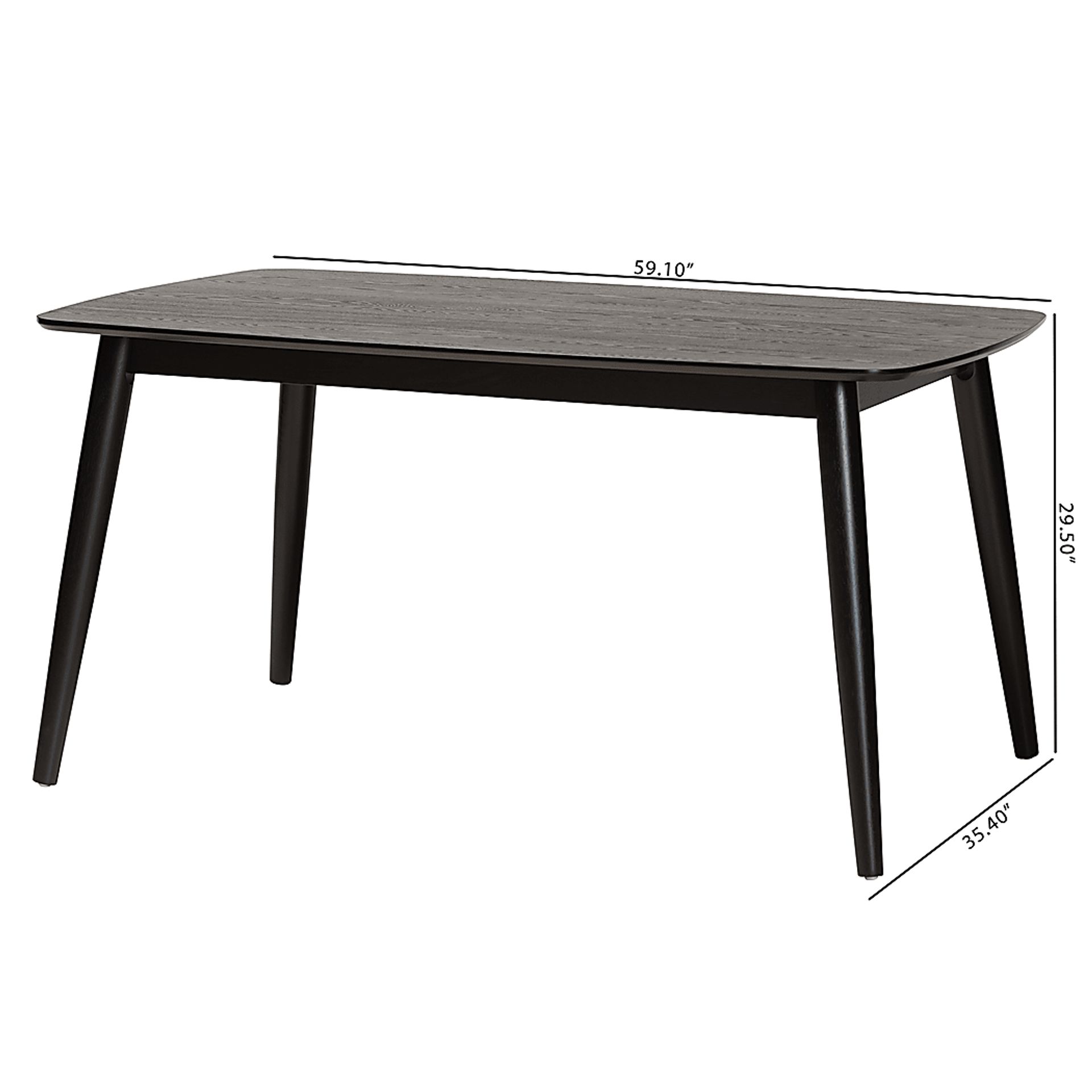 Cassimere Black Dining Table - Image 9