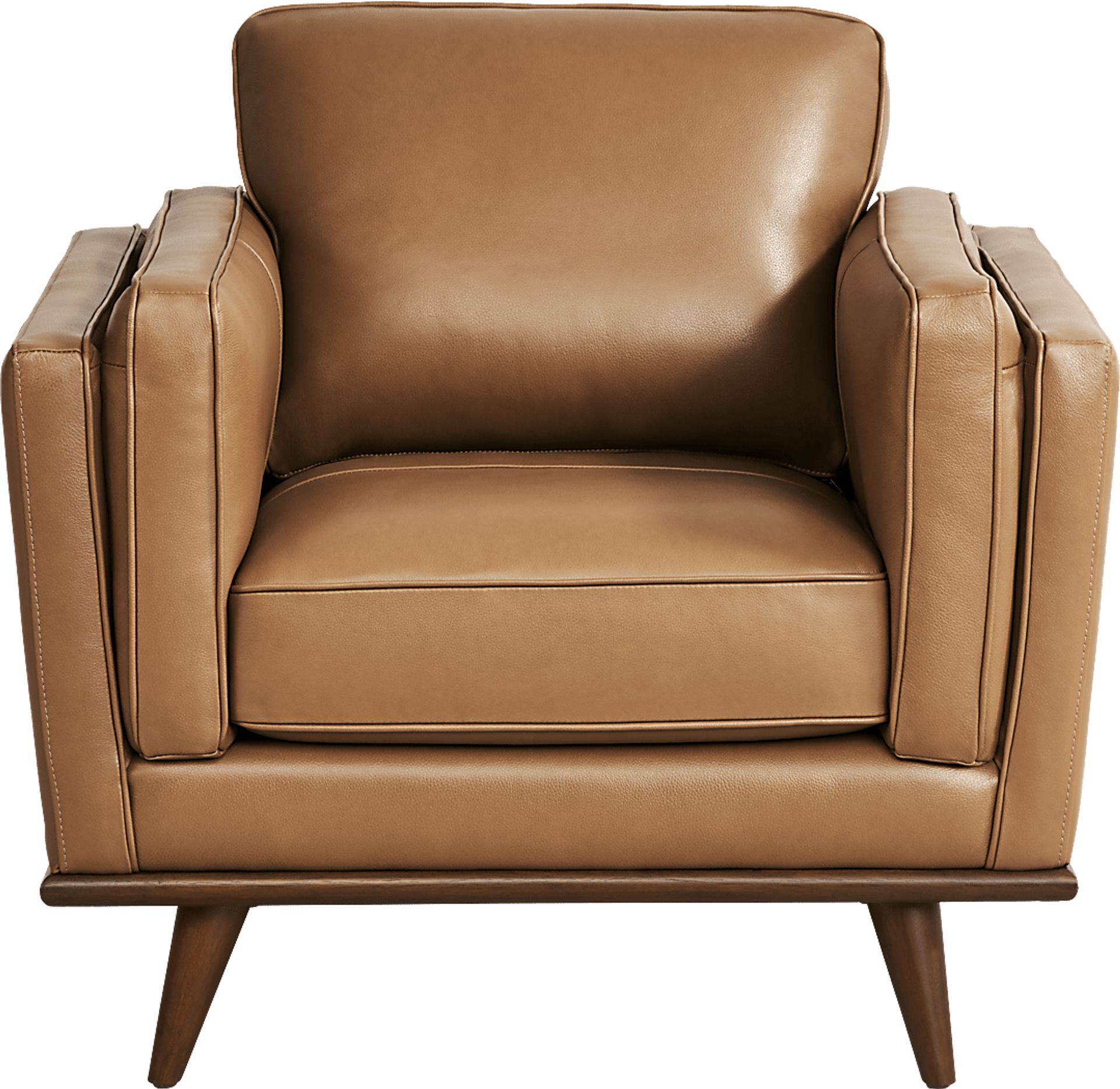 Cassina Court Caramel Leather Chair - Image 2