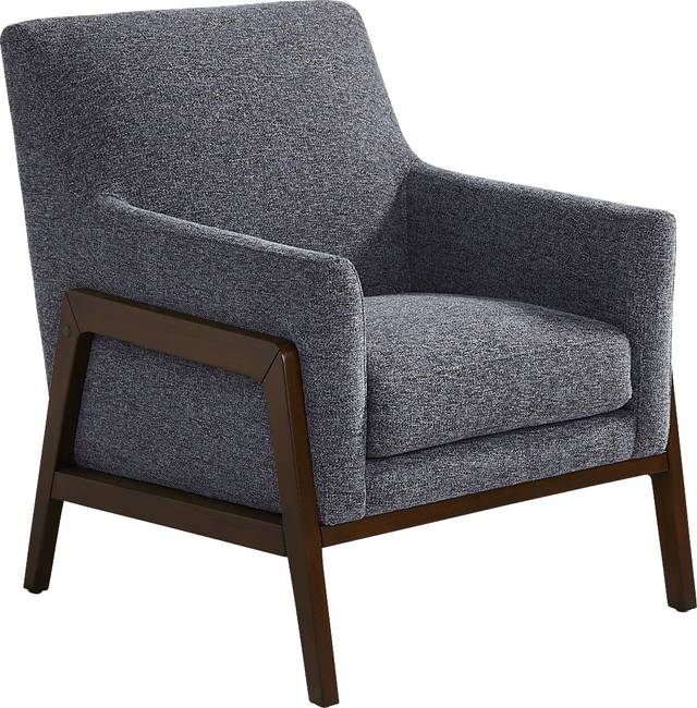 Cassina Court Navy Accent Chair - Thumbnail - Image 1