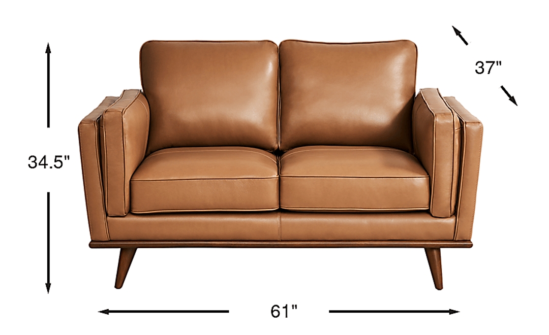 Cassina Way Leather Loveseat