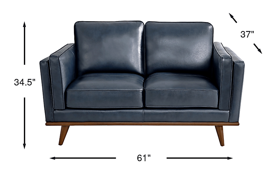 Cassina Way Leather Loveseat