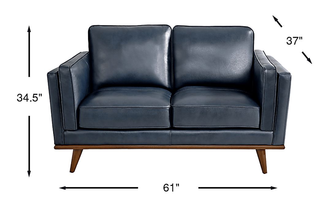Cassina Way Leather Loveseat