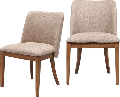 Cassio Brown Side Chair Set of 2
