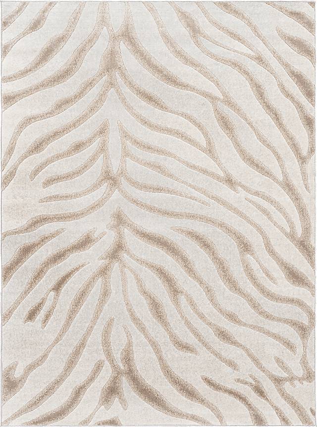 Cassion Tan 5'3 x 7'3 Rug - Thumbnail - Image 1