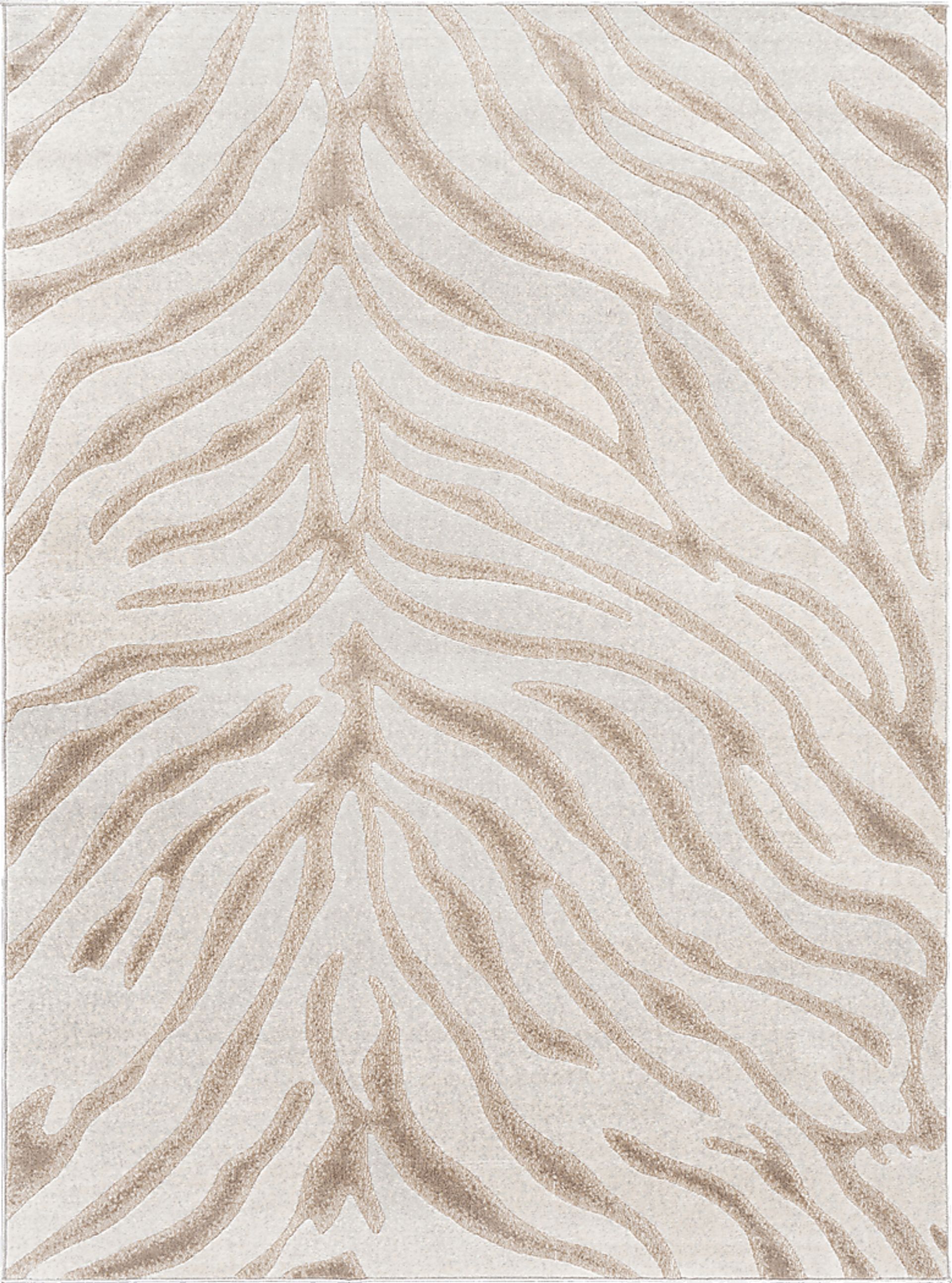 Cassion Tan 5'3 x 7'3 Rug - Image 1