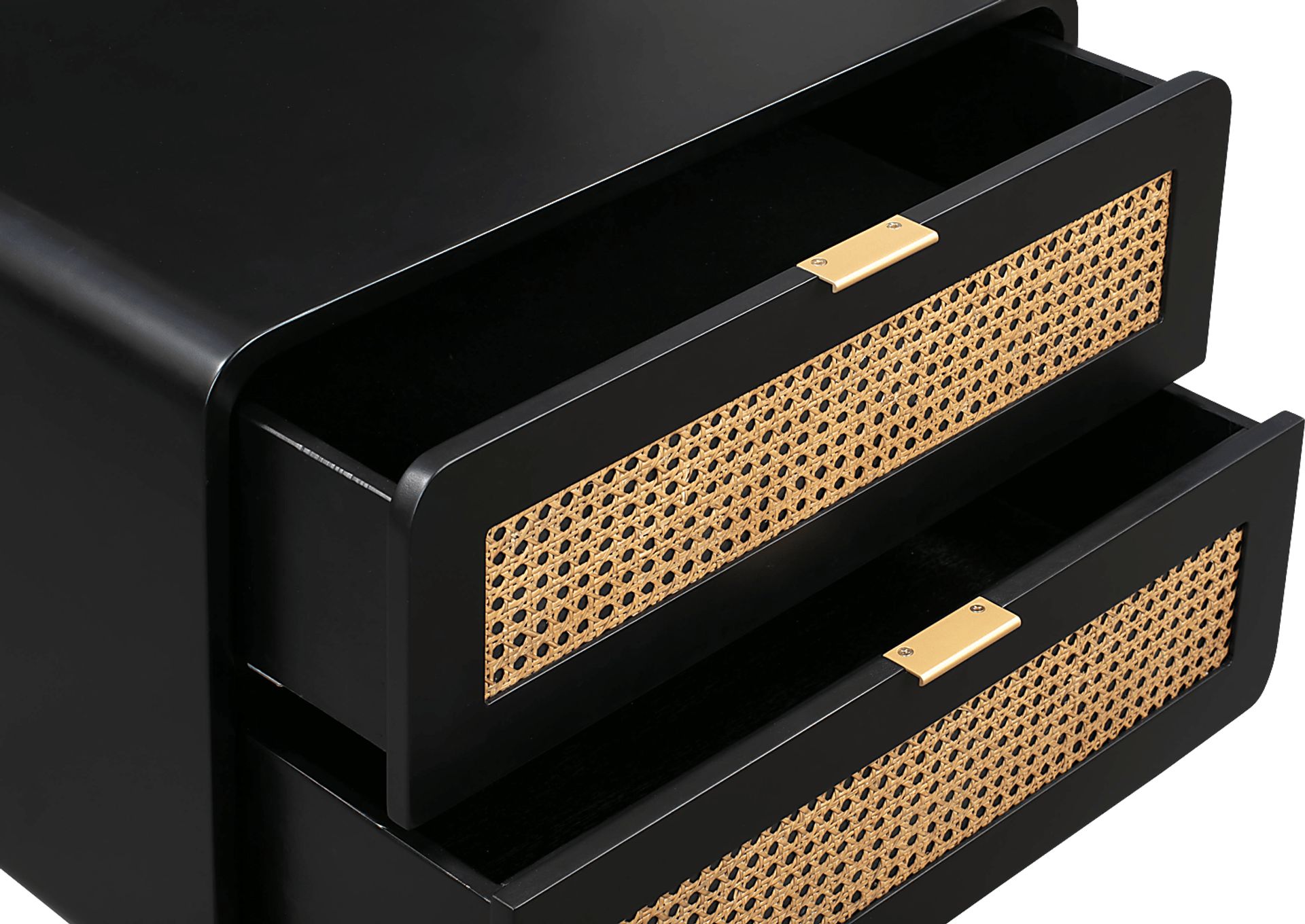 Cassiopeia Black Accent Cabinet - Image 6