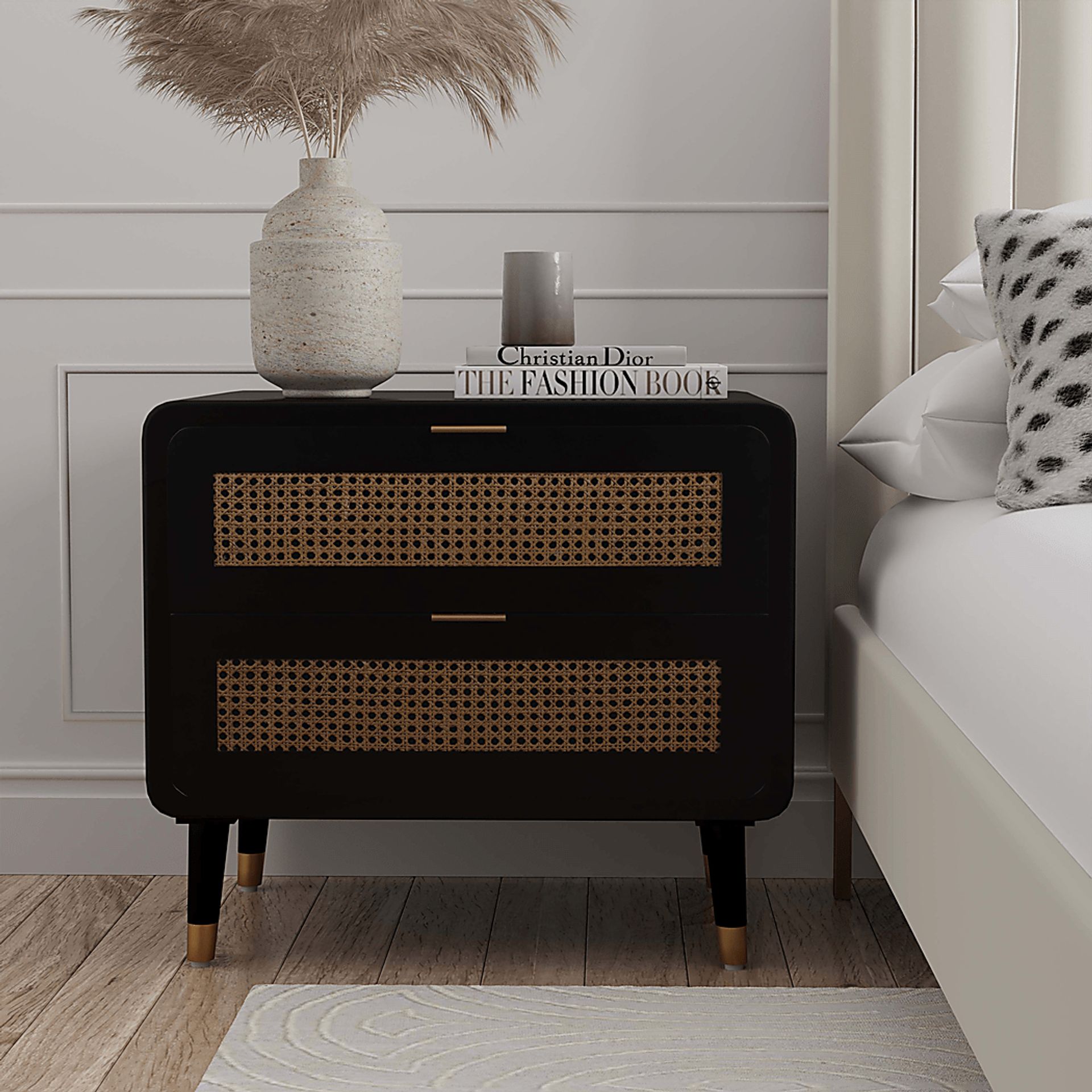 Cassiopeia Black Accent Cabinet - Image 9