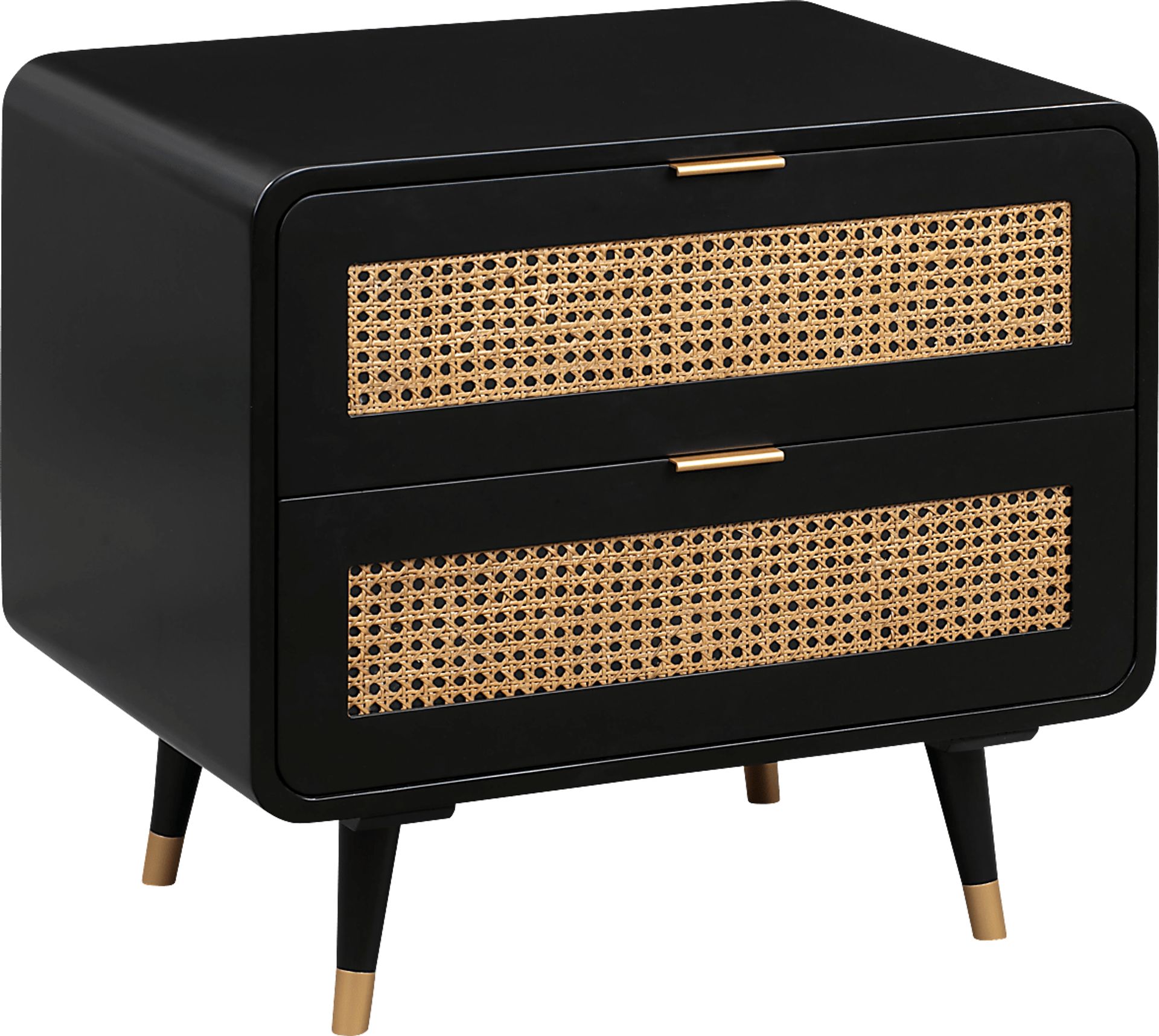 Cassiopeia Black Accent Cabinet - Image 1