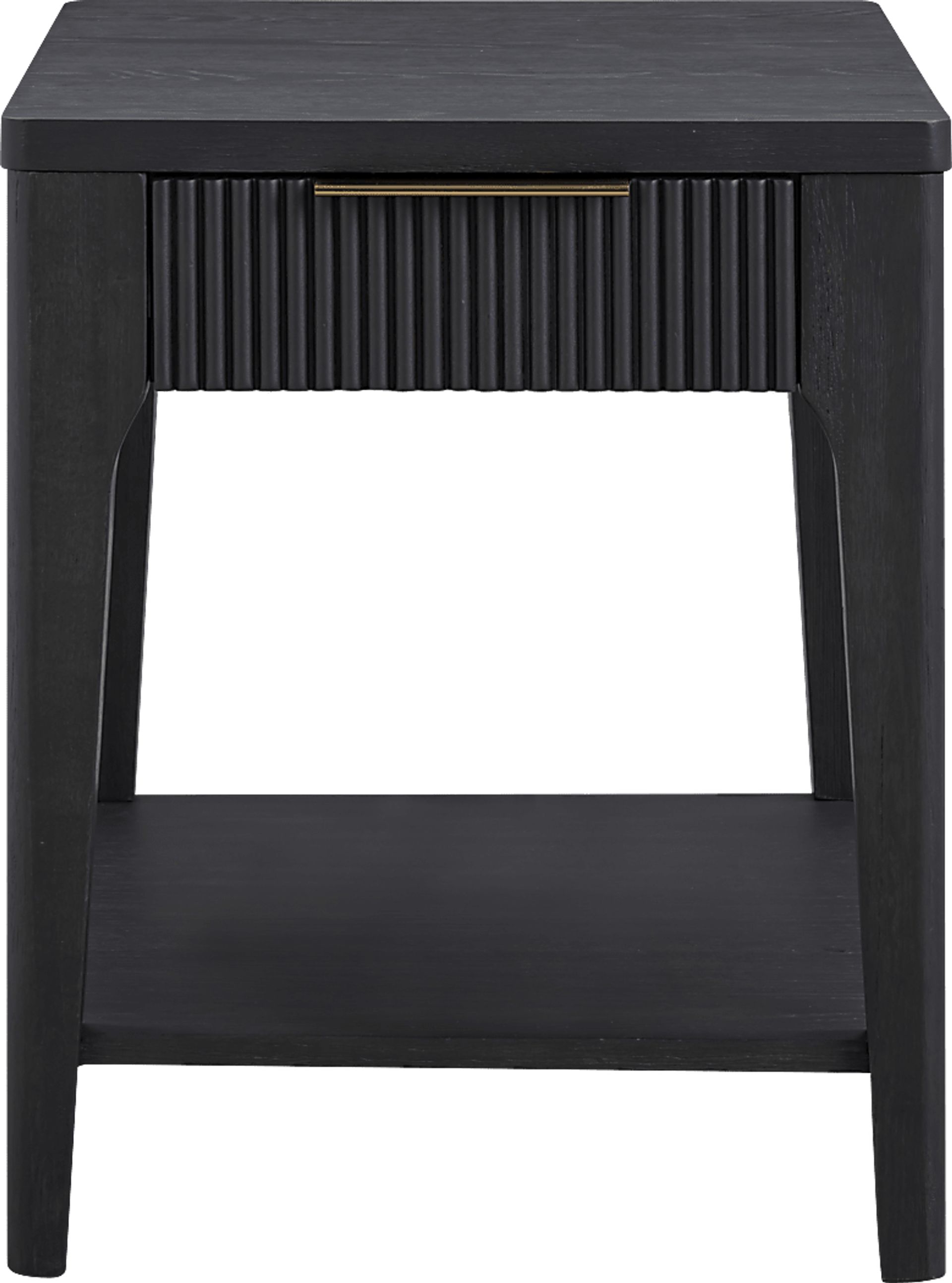 Cassius Black Chairside Table - Image 2