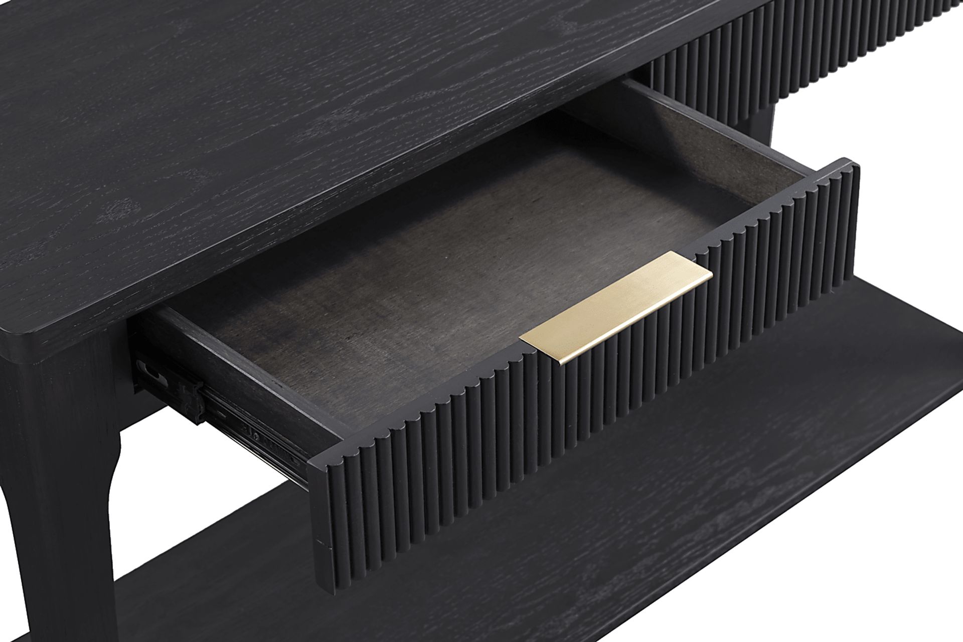 Cassius Black Sofa Table - Image 3
