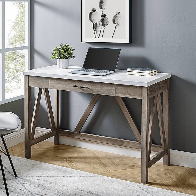 Cassye White Desk - Thumbnail - Image 2