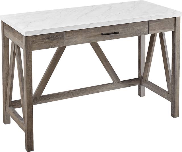 Cassye White Desk - Thumbnail - Image 1