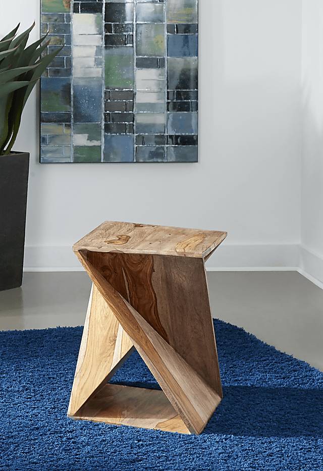 Castana Brown Accent Table - Thumbnail - Image 5
