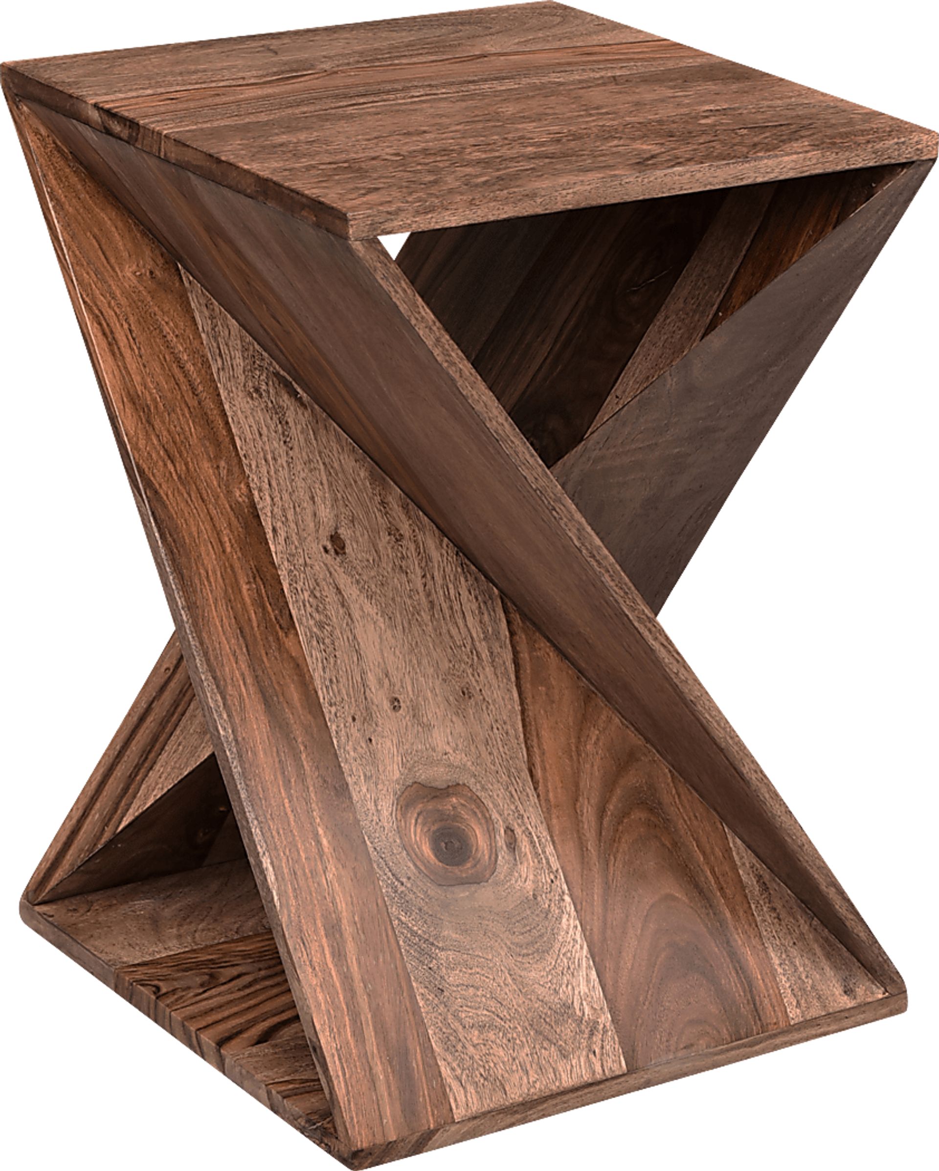 Castana Brown Accent Table - Image 1