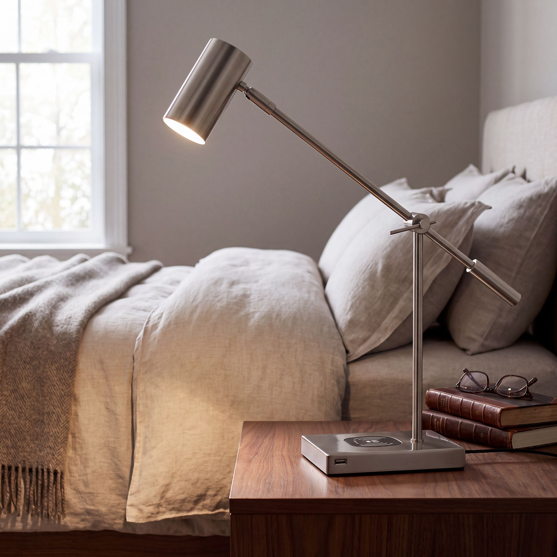 Castelar Gray Table Lamp - Image 3