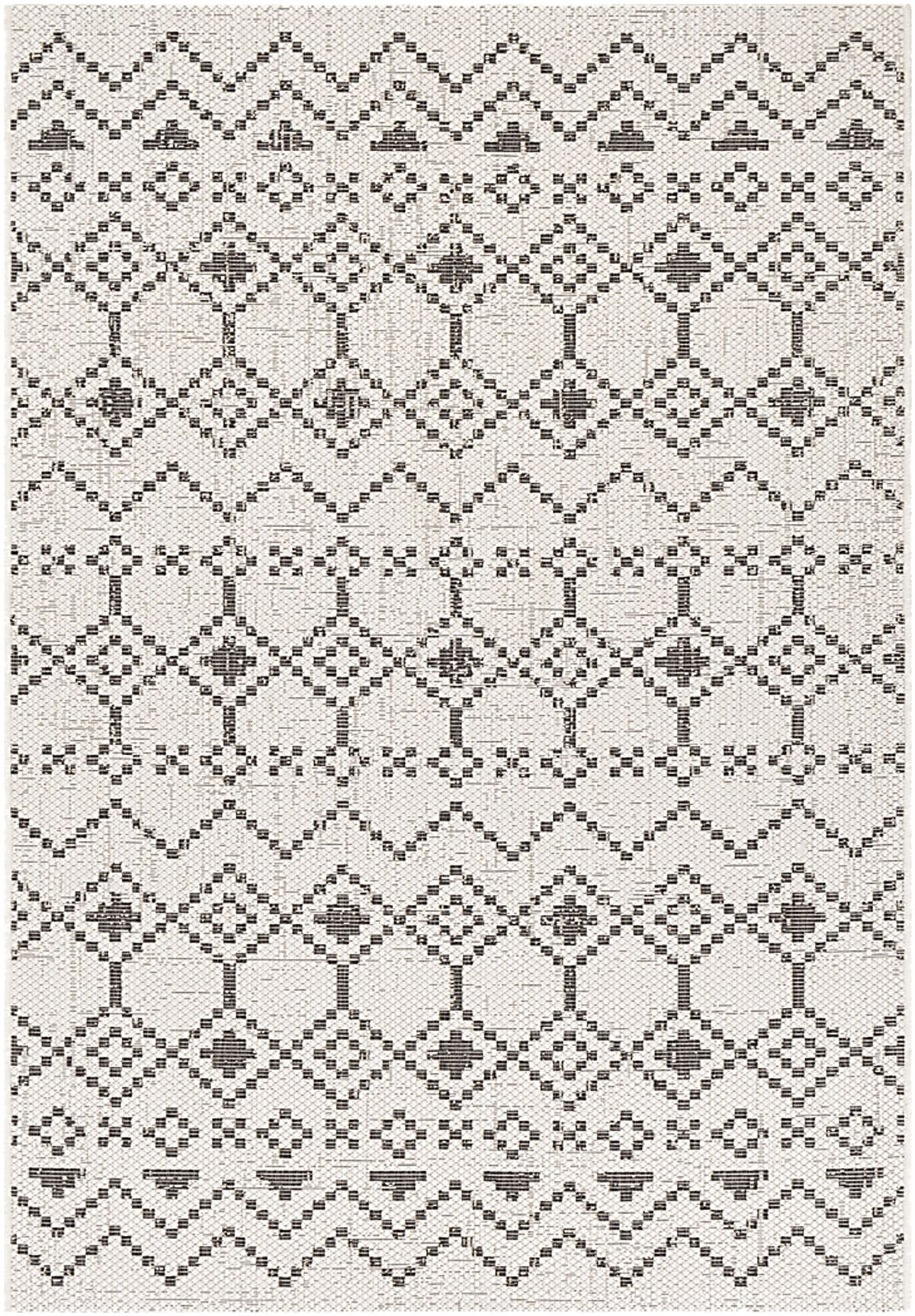Uvalde White Outdoor Rug | Rooms to Go