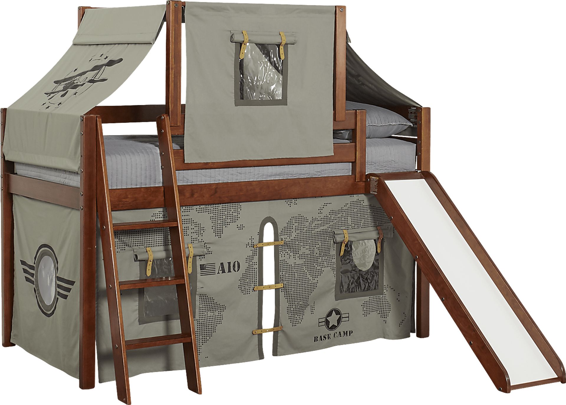 Castello Cherry Jr. Tent Loft with Slide and Top Tent - Image 1