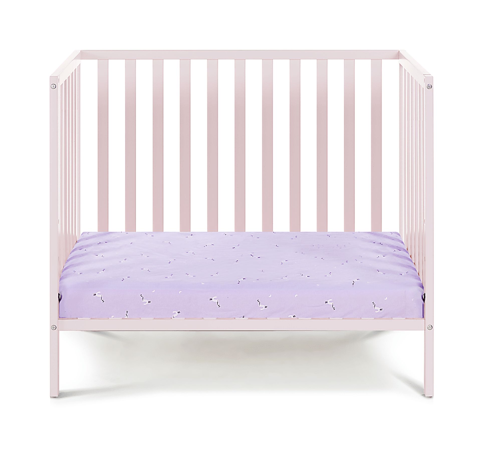 Castellon Pink Mini Crib with Mattress Pad - Image 2