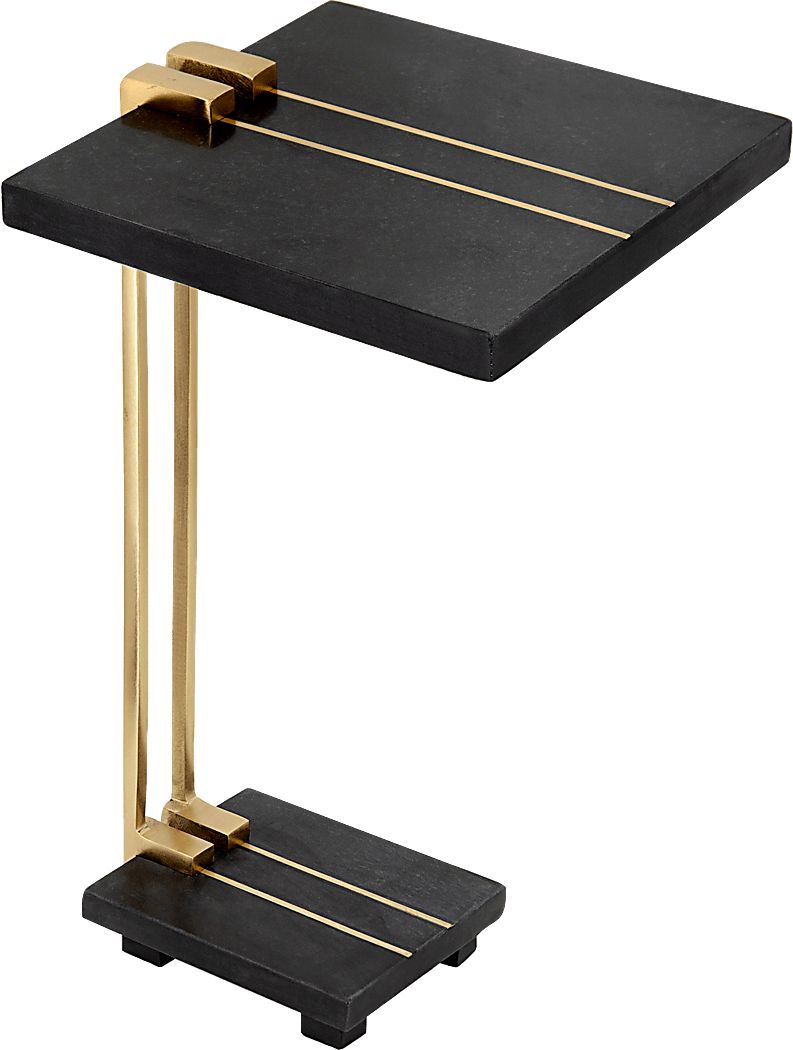 Castlebar Black Accent Table