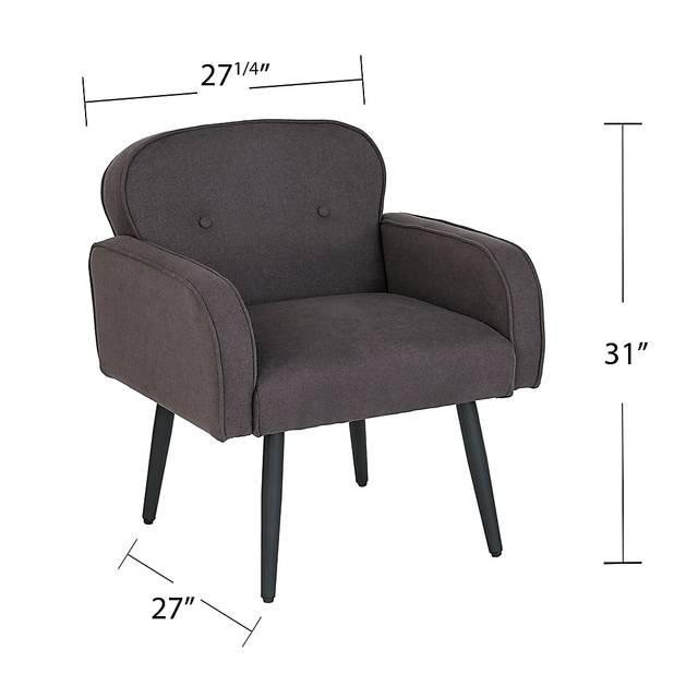 Castlemain Charcoal Accent Chair - Thumbnail - Image 5