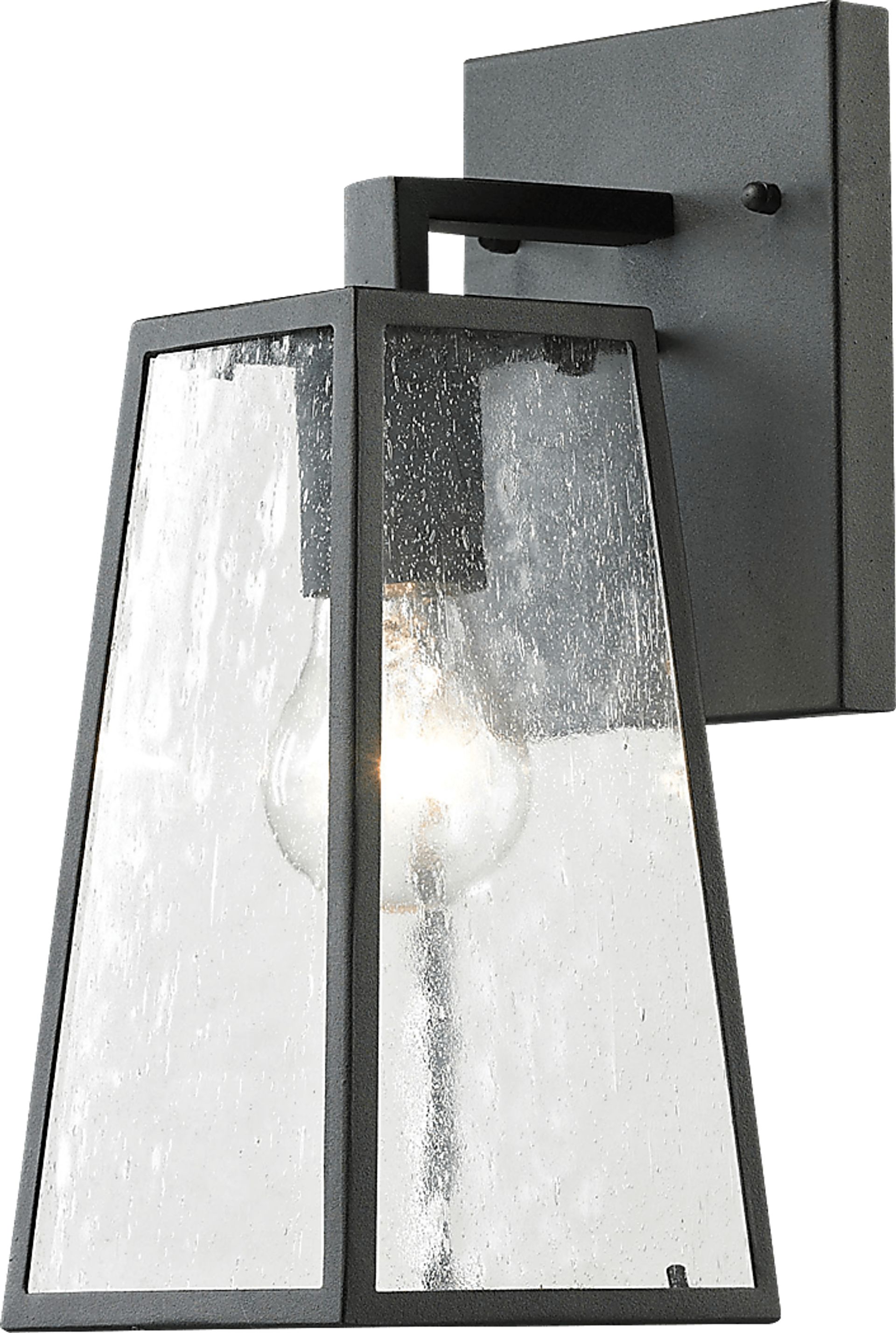 Castlereagh Black Small Outdoor Wall Sconce - Image 1