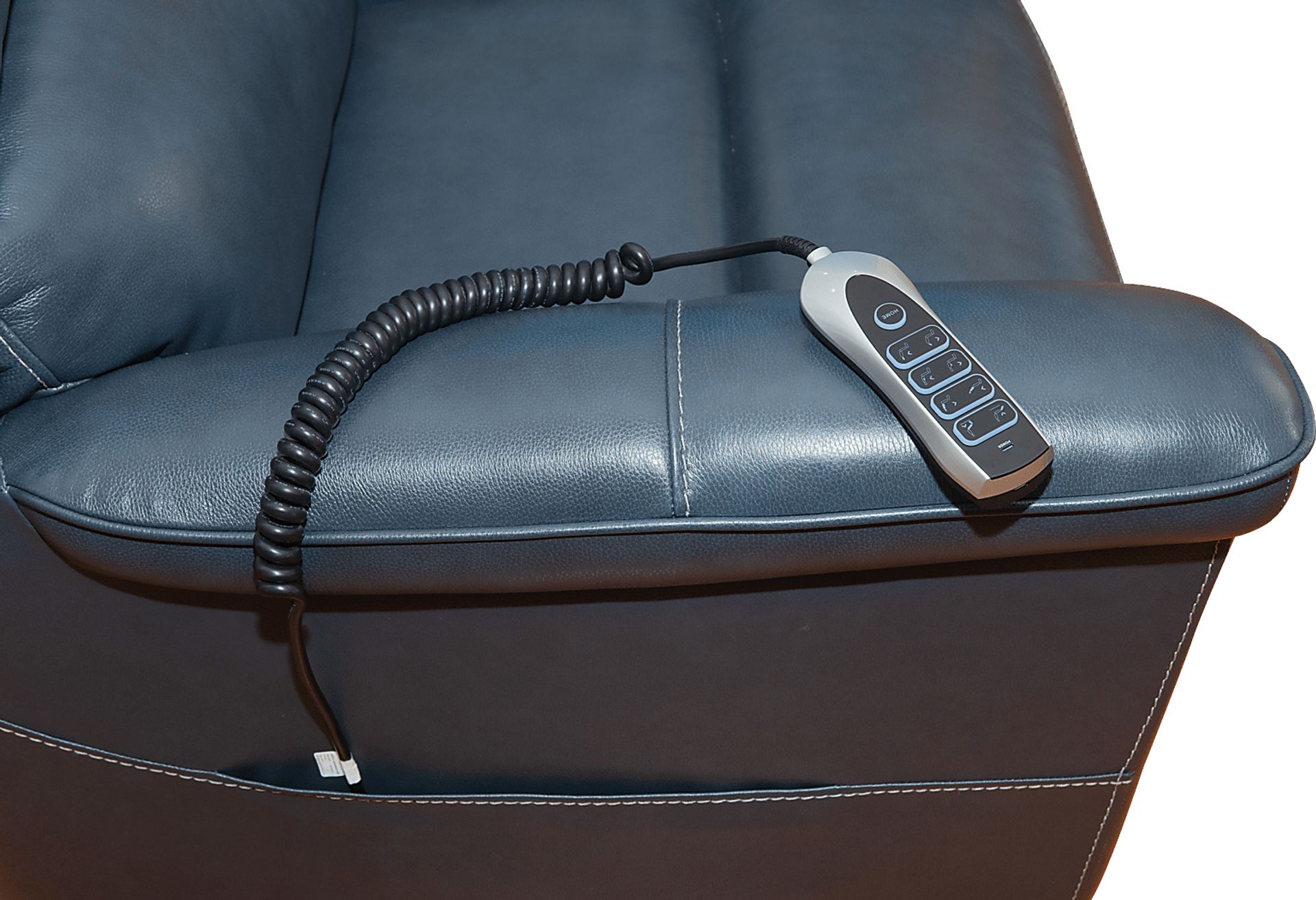 Castmore II Navy Triple Power Lift Recliner - Image 5