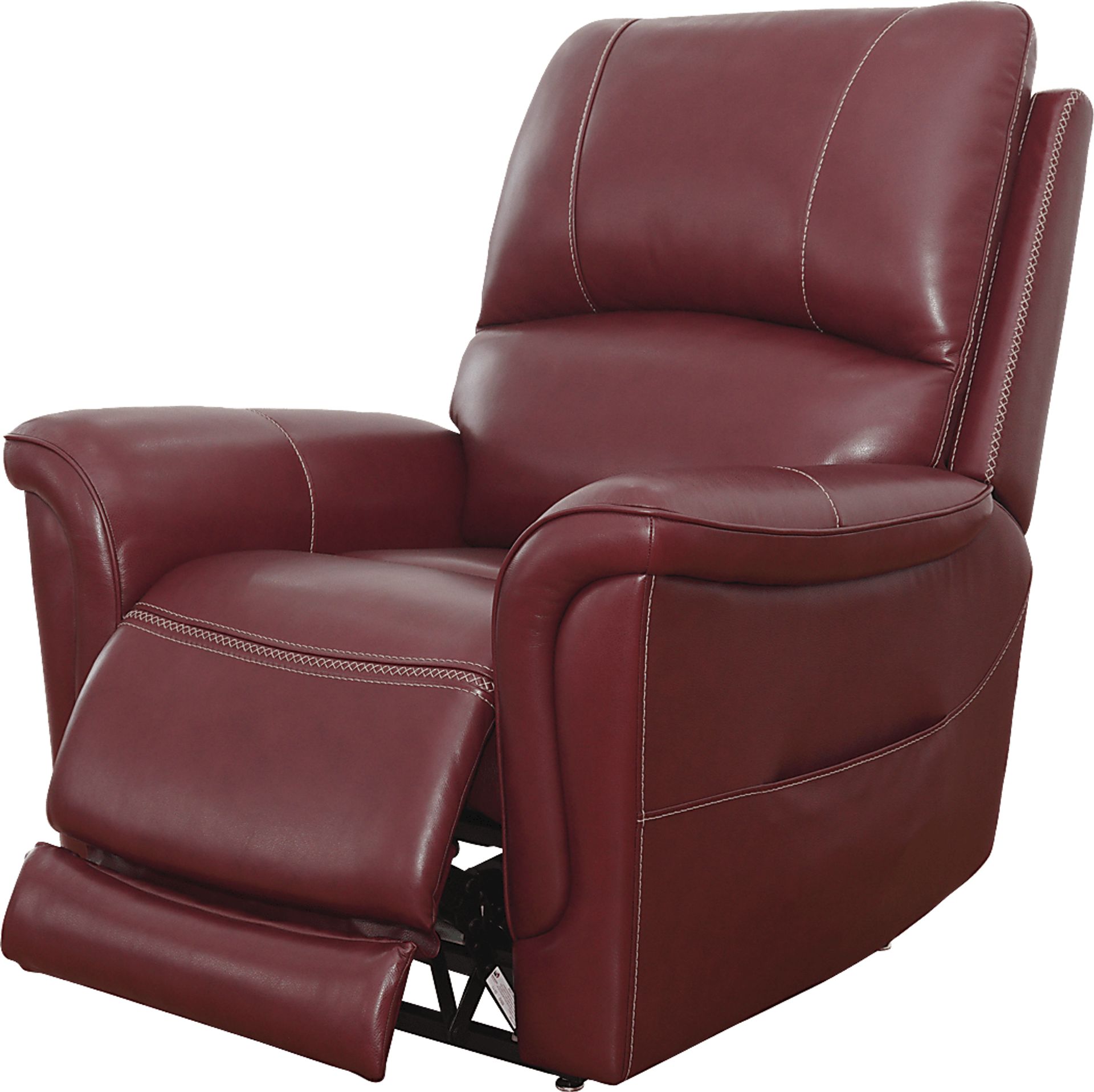 Castmore II Red Triple Power Lift Recliner - Image 1