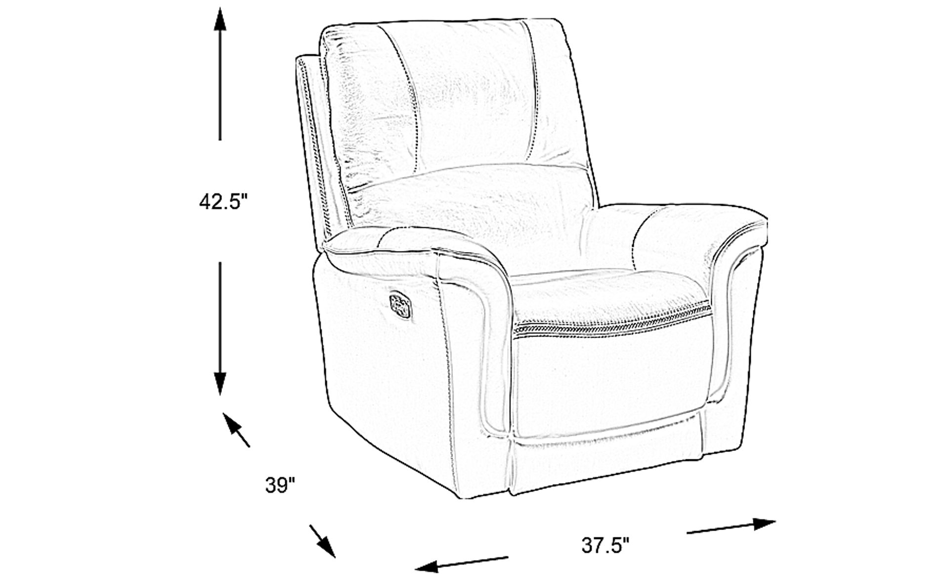 Dimension Image. Please refer to the Dimension Tab on this page for dimension details.