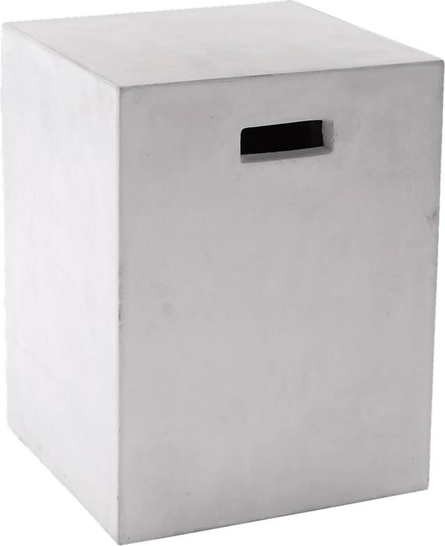 Castor White End Table - Thumbnail - Image 1