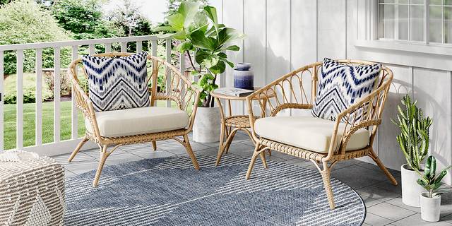 Catalina Natural Outdoor End Table - Thumbnail - Image 2